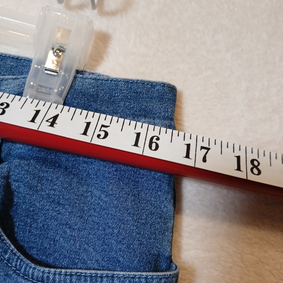 SHOWOFF WOMEN  DENIM BLUE JEANS SIZE 14 - Picture 6 of 8